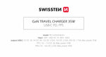 SWISSTEN CHARGER GaN 1x USB-C 35W POWER DELIVERY WHITE + DATA CABLE USB-C/USB-C 1,2 M WHITE