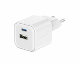 SWISSTEN  CHARGER GaN 1x USB-C 35W PD + 1x USB-A 27W QC WHITE