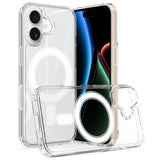 Nord Covr For iPhone 17 Clear Phone Case Compatible with MagSafe TPU+Acrylic Back Cover - Clear