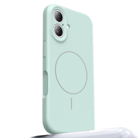 Nord Covr For iPhone 17 Case Compatible with MagSafe Liquid Silicone  - Light Green