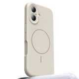 Nord Covr For iPhone 17 Case Compatible with MagSafe Liquid Silicone  - Antique White