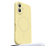 Nord Covr For iPhone 17 Case Compatible with MagSafe Liquid Silicone  - Light Yellow