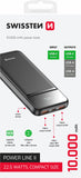 SWISSTEN POWER BANK 10000 mAh POWER LINE II BLACK