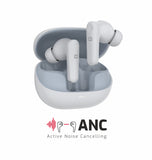 BLUETOOTH ANC EARPHONES SWISSTEN FOCUS WHITE
