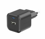 SWISSTEN CHARGER 12W 1x USB-C + 1x USB-A BLACK