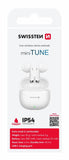BLUETOOTH TWS EARPHONES SWISSTEN Mini TUNE WHITE