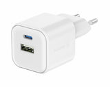 SWISSTEN CHARGER GaN 1x USB-C 20W PD AND 1x USB-A 18W QC WHITE