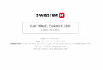 SWISSTEN CHARGER GaN 1x USB-C 35W POWER DELIVERY WHITE