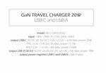 SWISSTEN CHARGER GaN 1x USB-C 20W PD AND 1x USB-A 18W QC WHITE