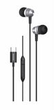 USB-C EARPHONES SWISSTEN METALLIC BLACK
