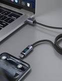 SWISSTEN LCD CABLE USB-A / USB-C 1,5 M
