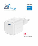 SWISSTEN CHARGER GaN 1x USB-C 35W POWER DELIVERY WHITE