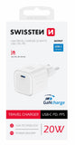 SWISSTEN  CHARGER GaN 1x USB-C 20W POWER DELIVERY WHITE