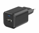 SWISSTEN  CHARGER GaN 1x USB-C 45W PD + 1x USB-A 18W QC BLACK