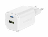SWISSTEN  CHARGER GaN 1x USB-C 45W PD + 1x USB-A 18W QC WHITE