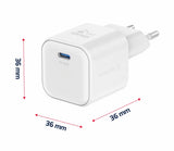 SWISSTEN  CHARGER GaN 1x USB-C 20W POWER DELIVERY WHITE