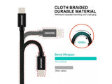 DATA CABLE SWISSTEN TEXTILE USB / USB-C 2.0 M GOLD
