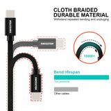 DATA CABLE SWISSTEN TEXTILE USB / USB-C 1.2 M GREY