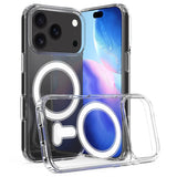 Nord Covr For iPhone 17 Pro Clear Phone Case Compatible with MagSafe TPU+Acrylic Back Cover - Clear