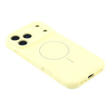 Nord Covr For iPhone 17 Pro Max Case Compatible with MagSafe Liquid Silicone  - Light Yellow
