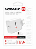 SWISSTEN TRAVEL CHARGER POWER DELIVERY USB-C 18W POWER - SamoTech