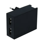 SWISSTEN TRAVEL CHARGER SMART IC, CE WITH 2x USB 3A POWER BLACK - SamoTech