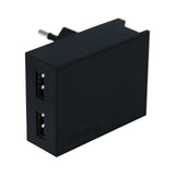 SWISSTEN TRAVEL CHARGER SMART IC, CE WITH 2x USB 3A POWER BLACK - SamoTech