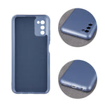 Metallisk cover til iPhone 14 Plus 6,7" lyseblå