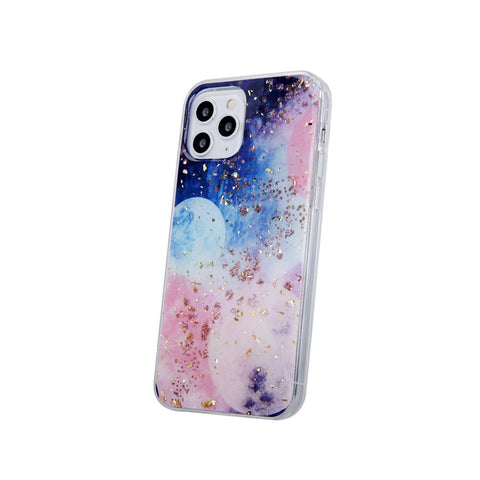Gold Glam cover til iPhone 14 Plus 6,7" galactic