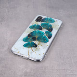 Gold Glam case til iPhone 14 Pro 6,1 leaves