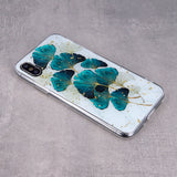 Gold Glam case til iPhone 14 Pro Max 6,7" leaves