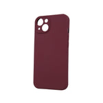 Silicon case for iPhone 13 Mini 5,4" burgundy