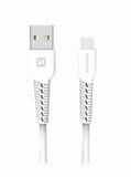 DATA CABLE SWISSTEN USB / USB-C 1,0 M WHITE - SamoTech