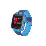 SMARTWATCH TIL BØRN MED KAMERA OG SIM KORT - BLÅ MXKW-300