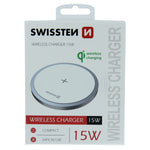 SWISSTEN WIRELESS CHARGER 15W WHITE - SamoTech