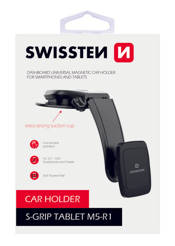 SWISSTEN MAGNETIC CAR HOLDER FOR PHONES & TEBLETS  S-GRIP M5-R1 - SamoTech