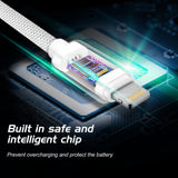 SWISSTEN DATA CABLE TEXTILE USB / LIGHTNING 2M GOLD - SamoTech