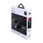 UNIQ FLEX USB-C TO LIGHTNING STRAIN RELIEF CABLE 1.2M - CONCRETE (CHARCOAL)  - SamoTech