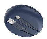 UNIQ HALO USB A TO LIGHTNING CABLE 1.2M - MARINE BLUE