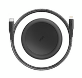 UNIQ HALO USB C TO LIGHTNING CABLE 1.2M - MIDNIGHT BLACK - SamoTech