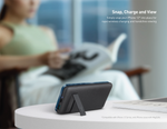 UNIQ HYDEAIR CLICK USB-C PD FAST WIRELESS WITH STAND & MAGNETIC PORTABLE POWER BANK 10000MAH - CHARCOAL - SamoTech