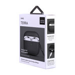 UNIQ TERRA GENIUNE LEATHER AIRPODS 3RD GEN CASE - DALLAS (BLACK)