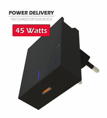 SWISSTEN SUPER FAST CHARGER PD3.0 45W BLACK