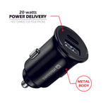 SWISSTEN CAR CHARGER POWER DELIVERY 20W IPHONE 12 - SamoTech